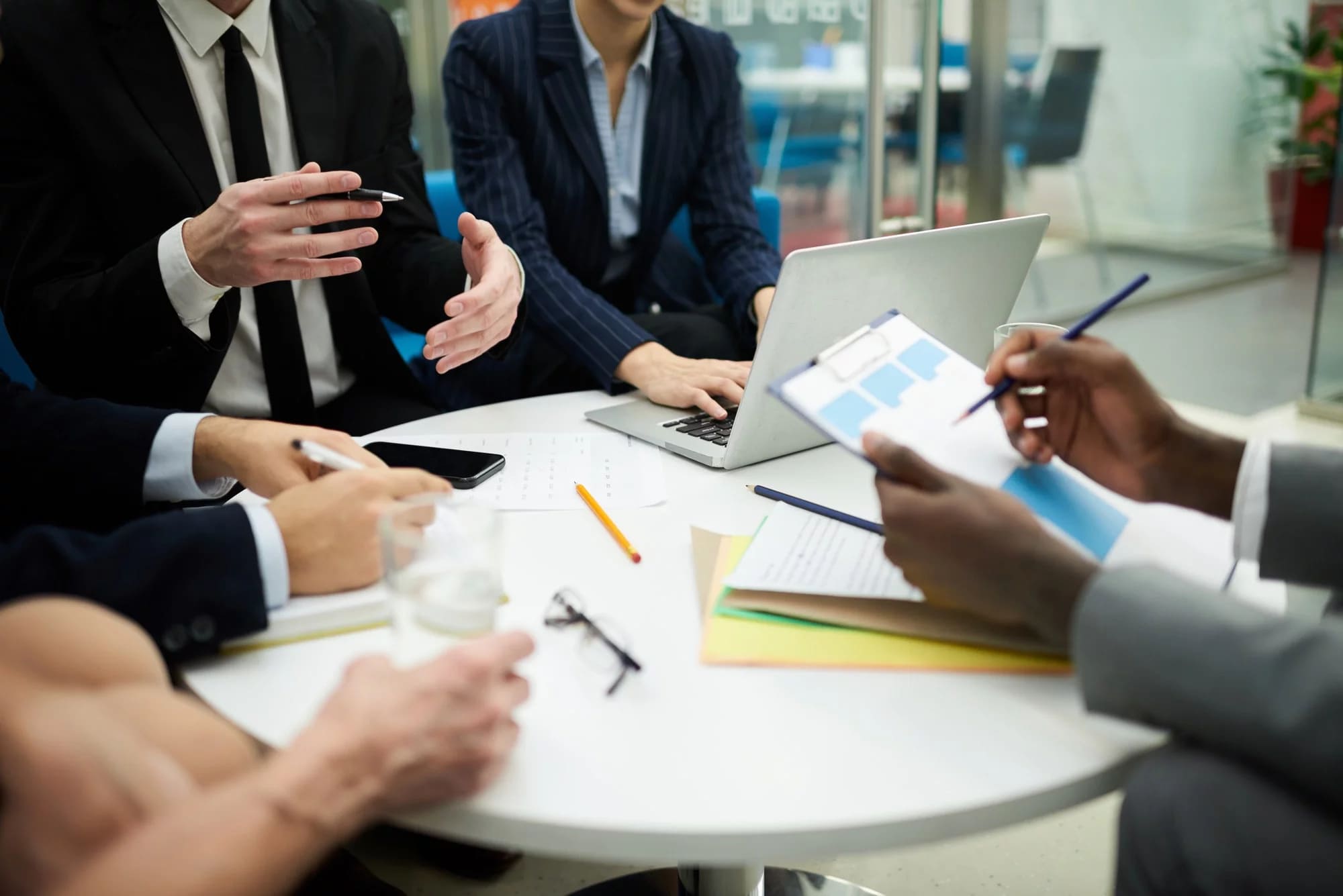 Reunião de diretoria financeira